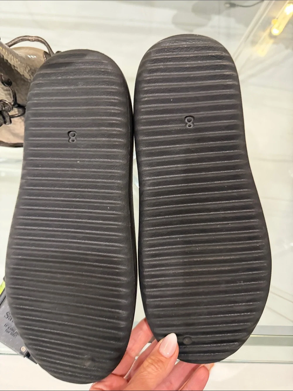 Yeezy Black Full Rubber Water shoes